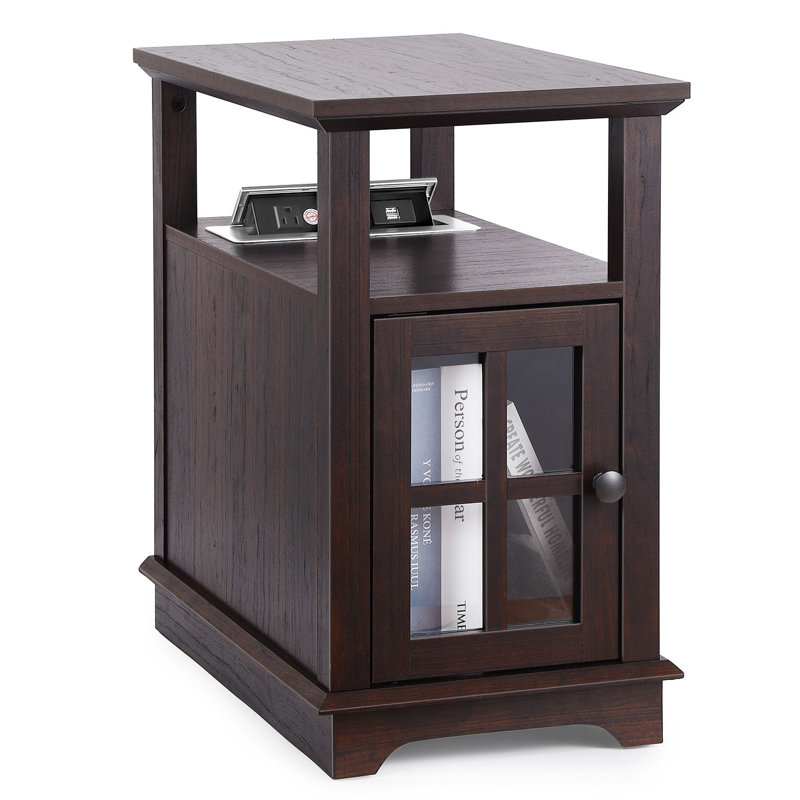 Red Barrel Studio® Roseannah 23.6" Tall Nightstands with Storage and